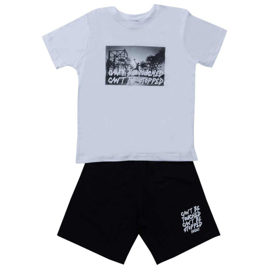 Target Παιδικό σετ Boy's T-Shirt & Shorts Single Jersey Set "Basket" Target Παιδικό σετ Boy's T-Shirt & Shorts Single Jersey Set "Basket"